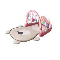 Alfombra Gimnasio Belug Musical Con Piano Para Bebe Color Rosa