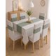 thumbnail image 1 of Set Comedor Mantel 140x220 Cm Antimanchas Y 6 Fundas Sillas Elásticas, 1 of 6