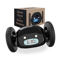 Clocky - Reloj Despertador Con Ruedas Extra Alto Para Personas Que Duermen Mucho