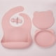 thumbnail image 1 of Make Mealtime Easier with this Baby Silicone Bib Spoon Suction Bowl Set!, 1 of 5