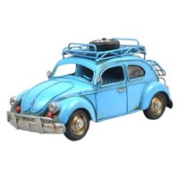 Magideal - Escultura De Hierro Modelo De Coche Vintage, Coleccionable Artesanal, Decoración De Estante De Escritorio, Modelo De Vehículo, Decoración De Oficina