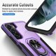 thumbnail image 5 of Para Samsung Galaxy S23+ 5G Funda con Soporte de Anillo Metálico de Rotación de 360° [Soporte Magnético para Auto] a Prueba de Golpes Resistente Protección de Cuerpo Completo de Alta Resistencia, 5 of 6