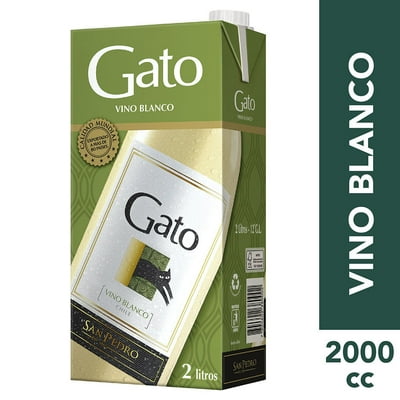 Vino Blanco Caja 2 L Gato