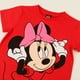 thumbnail image 3 of Polera Manga Corta Niña Rojo Minnie Moño Disney, 3 of 4