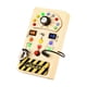 thumbnail image 3 of LED Busy Board Tablero Sensorial De Madera LED Portátil Para Niños En Edad Preescolar, 3 of 5