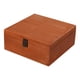 thumbnail image 3 of Caja De Almacenamiento De Madera Decoraciones Portátiles Para El Hogar Caja De Regalo Sin Terminar Caja De Baratija Marrón 23x23x10cm, 3 of 5
