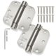 thumbnail image 2 of Cauldham (2 unidades) Bisagra de resorte auto‑cerrante de alta resistencia de 3‑1/2" con esquinas de radio 5/8", certificada UL - Níquel satinado, 2 of 7