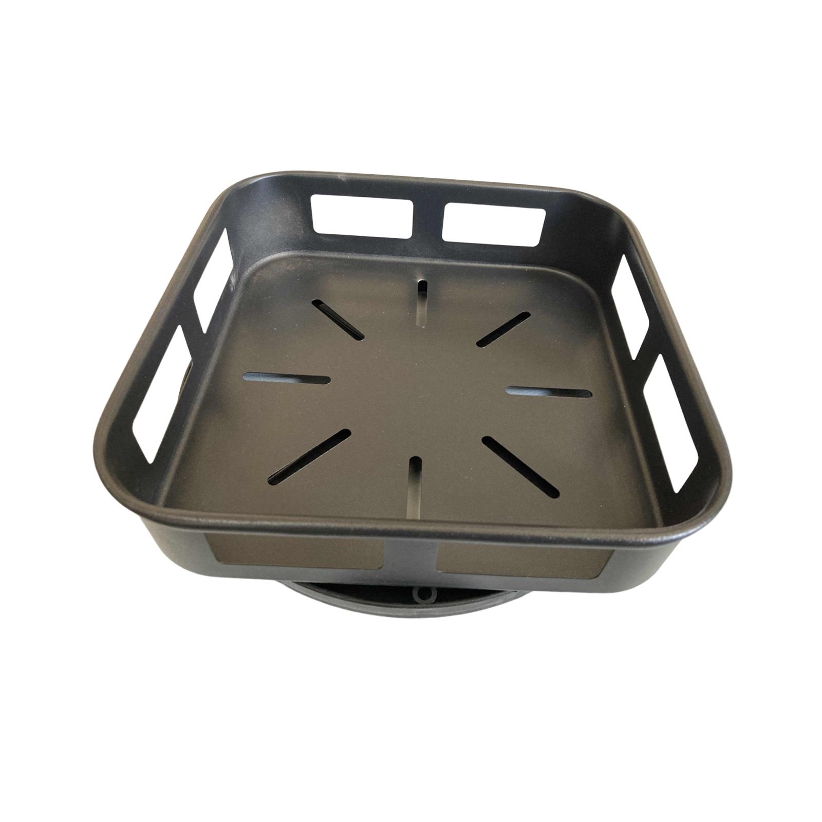 Bothyi - Organizador De Condimentos Giratorio De 360 Grados Antideslizante Para Armario Nevera Cocina Cuadrado 1 Nivel