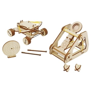 Bothyi - Catapultas Ballista Kits De Juguetes Tecnología Catapultas Conjunto Aprendizaje Asamblea 3D Madera