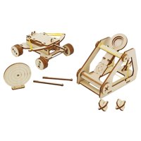 Bothyi - Catapultas Ballista Kits De Juguetes Tecnología Catapultas Conjunto Aprendizaje Asamblea 3D Madera
