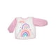 thumbnail image 1 of Babero Plastico Con Mangas Arcoiris Rosado, 1 of 2