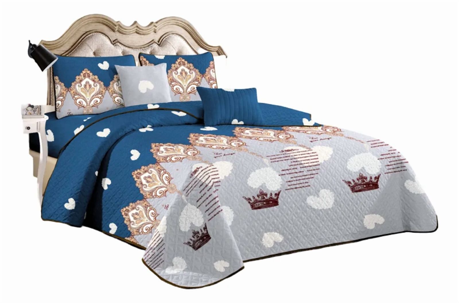 Genérico - Cubrecama Quilt Verano 2 Plazas Varios Diseños