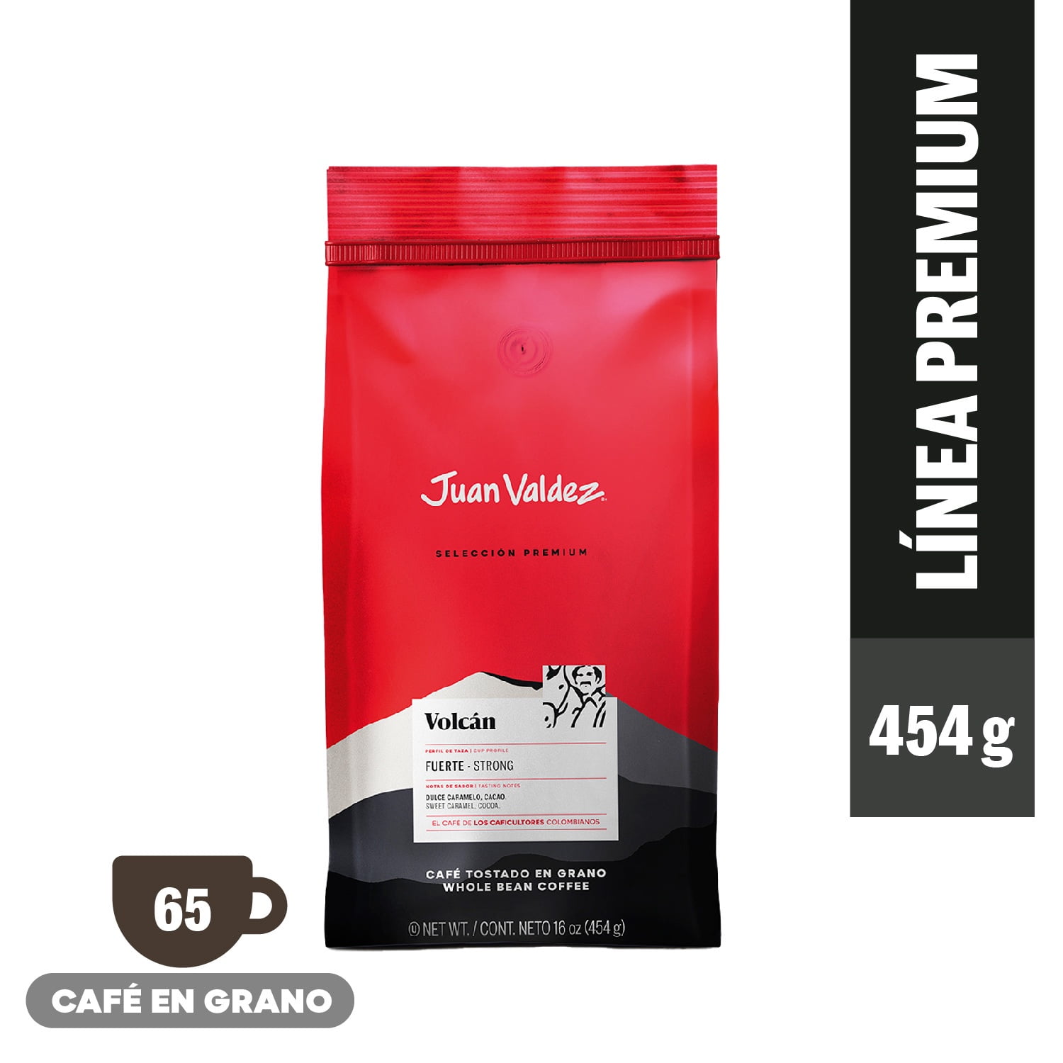 Café en Grano Juan Valdez Volcán 454 g