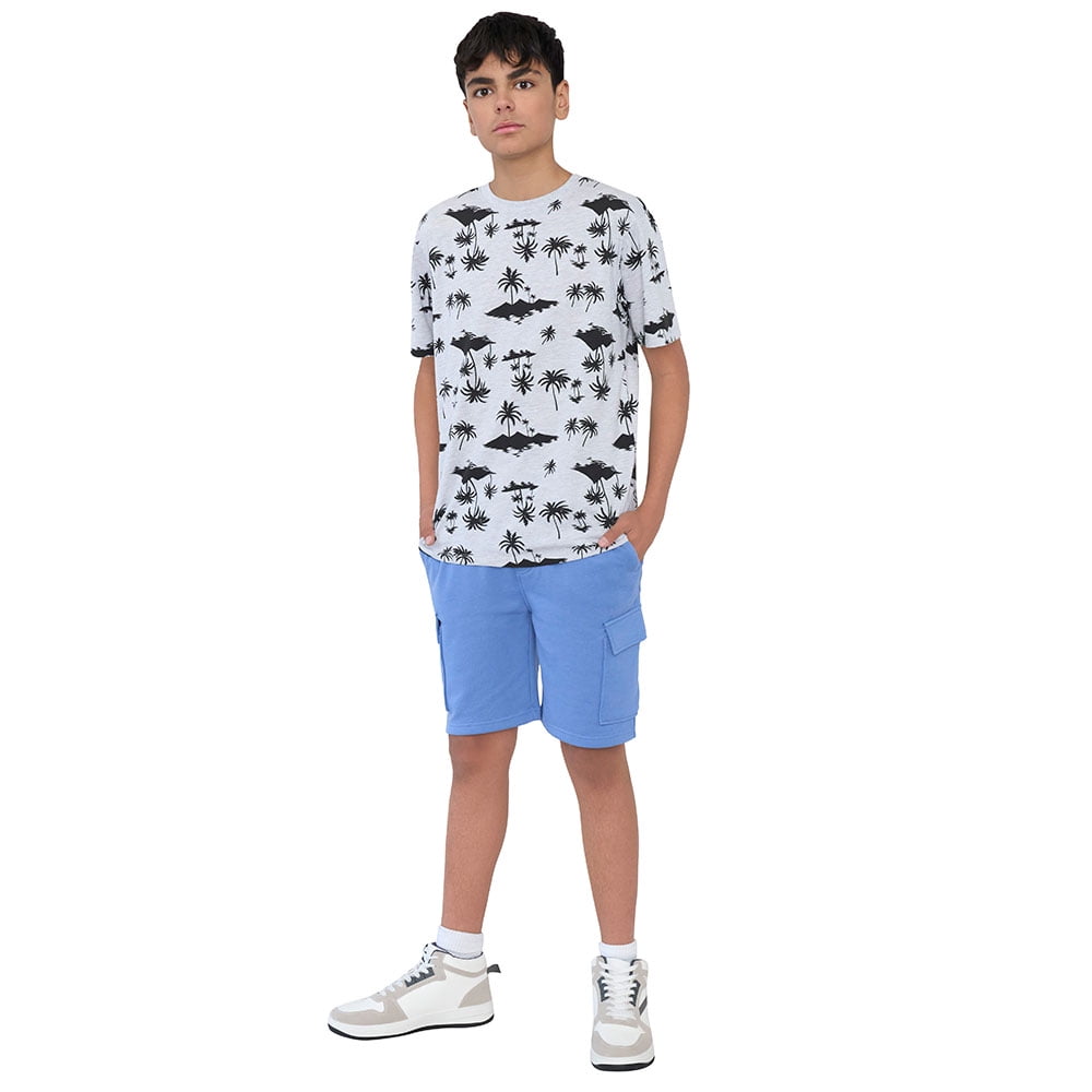 Short Niño Teen Punto Cargo Celeste Corona | Lider