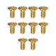 thumbnail image 2 of 10 unids 5 vías 3 vías interruptor de guitarra tornillos fijos tuercas de reemplazo de guitarra de oro, 2 of 5