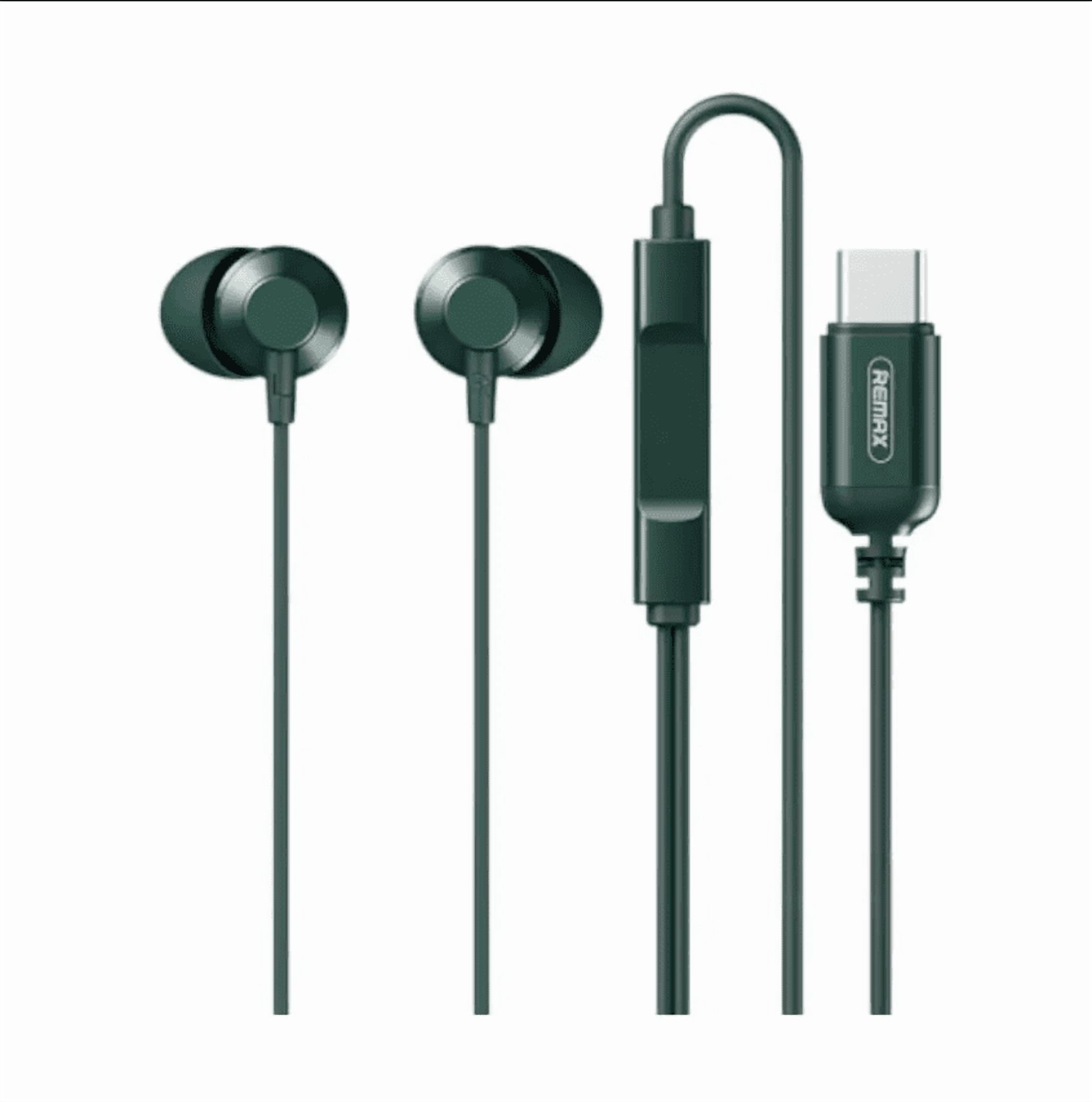 Audífonos Remax Rm-512A Tipo-C Verde