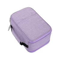 Magideal - Estuche Para Lápices Con 300 Ranuras, Estuche Para Marcadores, Envoltura Para Lápices, Capas Con Cremallera, Estuches Grandes Para Lápices De Colores Púrpura