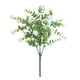 thumbnail image 1 of 7 ramas falso eucalipto rosa flor manojo arreglo floral blanco, 1 of 5