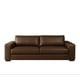 thumbnail image 2 of Sofa De Cuero Trento 210 Cm Chocolate, 2 of 3