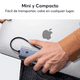 thumbnail image 2 of Adaptador HUB 4 en 1 USB a 3 puertos USB 3.0 + Ethernet RJ45 - Baseus UltraJoy Series - Gris espacial, 2 of 7
