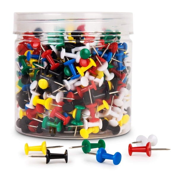 Push Pins BetyBedy, 400 unidades, para tablón de anuncios y pizarra de corcho