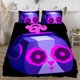 thumbnail image 2 of Blox Fruit Face on print Soft Bed Set Lightweight 3 Pieces Bedding Sets for All Season Comforter Set Easy Care, 2 of 5