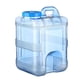 thumbnail image 1 of Portacubos de agua para exteriores azul transparente de 15L para Camping, automóvil, medida duradera, accesorios de 9,5x9,5x14,6 pulgadas, jarra de, 1 of 1