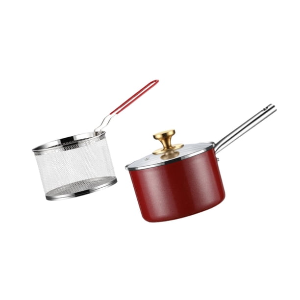 Olla Para Freír, Utensilios De Cocina, Cacerola, Freidora Japonesa Para Freír Al Vapor, Camping
