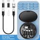 thumbnail image 2 of Kit adaptador de cable de carga múltiple, conversor de USB C a Micro USB/Lightning/USB A, compatible con soporte para teléfono (negro), 2 of 5