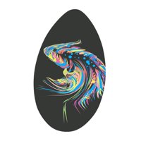 Ioensy - Tabla De Skimboard De Verano Pequeña De Madera Para Adolescentes, Niños Y Niñas, 41 Pulgadas