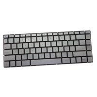 Magideal - Para Computadora Portátil, Estándar Español, Reemplazo Directo Para 14-Bk Tpn-W125 Q186 Q189, Componentes Profesionales Premium De Alto Luz De Fondo Plateada