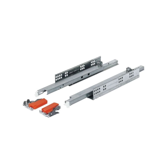 Corredera Oculta Ext. Parcial Cierre Suave 400mm 30 Kg BLUM
