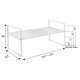 thumbnail image 2 of Organizador de Estantes DPZM 42‑69 cm Blanco 2 piezas, 2 of 6