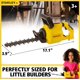 thumbnail image 3 of Cortadora de hierba de juguete roja Toolbox USA Stanley Jr. Funciona con pilas, 3 of 8
