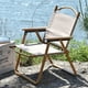 thumbnail image 2 of Silla Plegable Reforzada 135Kg con posa brazos de Madera para Camping Playa, 2 of 7
