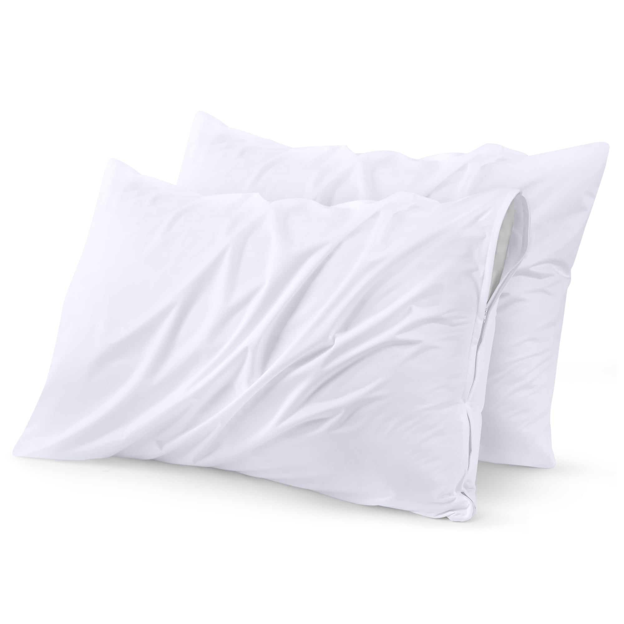Protectores De Almohada Utopia Bedding Impermeables (paquete De 2) Tamaño Queen