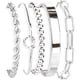 thumbnail image 1 of Set de Pulseras Gokeey Ajustables Baño de Oro de 14K, 1 of 3