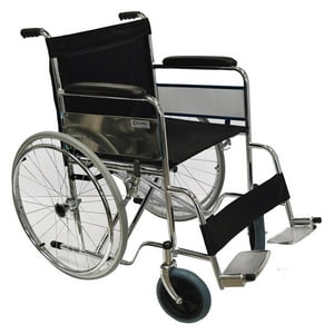 Glomed - Silla De Ruedas Sobrepeso Bariatrica Strong 51Cm Gris