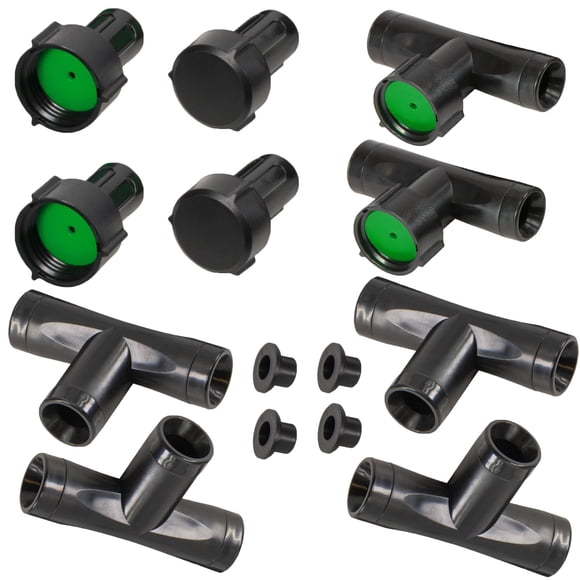 Conector de manguera de riego CUCKOO 3/8" conexión rápida, paquete de 14