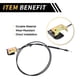 thumbnail image 4 of REGALWOVEN 1 Pcs Cable de Liberación del Pestillo del Capó para Ford Ranger 98-11 para Ford Explorer Sport 01-03 Cable de Control de Bloqueo del Capó No.1L5Z16916AA, 4 of 6