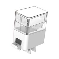 Magideal - Alimentación De Alimentos Alimentador Automático De Peces Temporización Estanque De Alimentación Control De Aplicación Alimentador De Tanque De Peces 350Ml