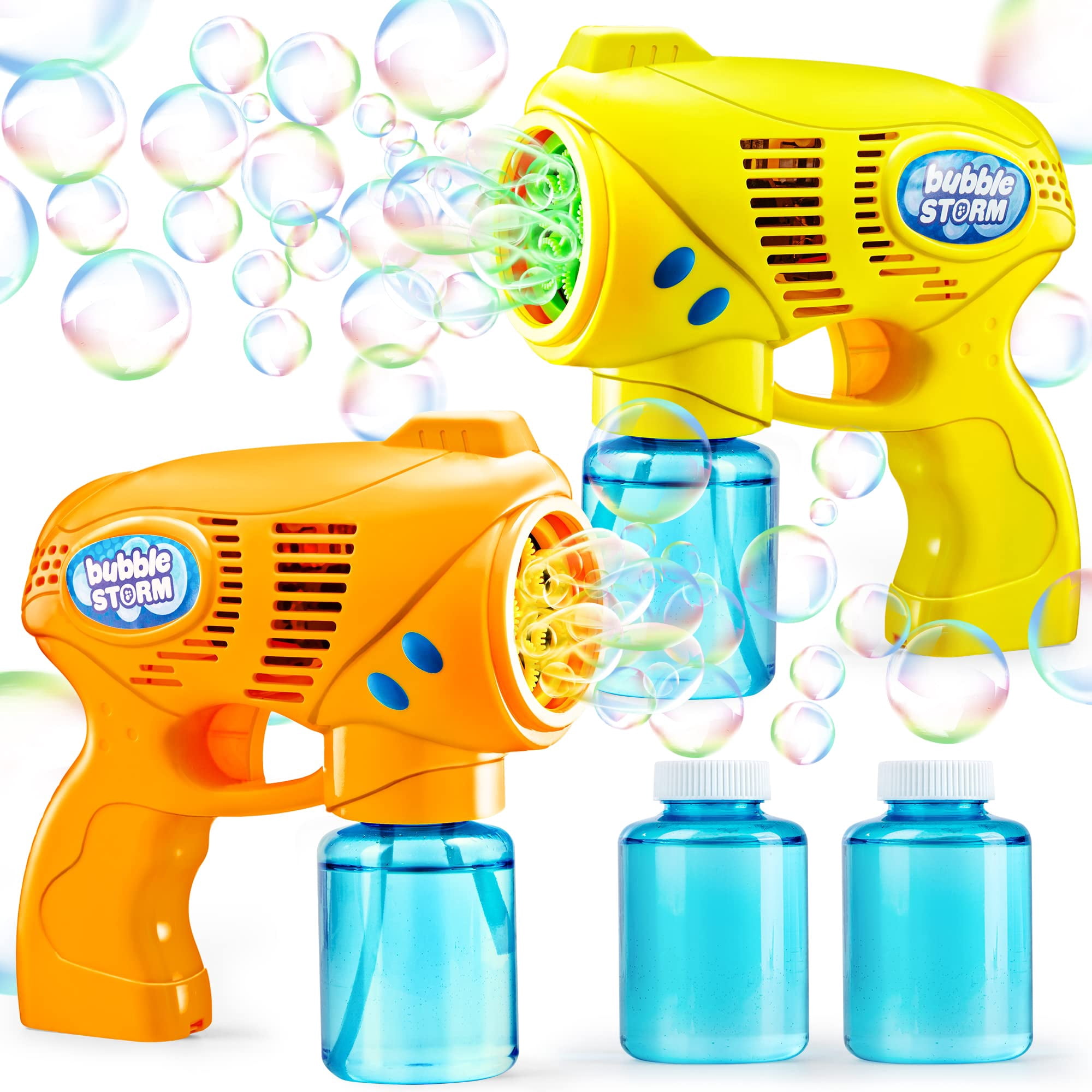 Bubble Guns Joyin 2 Pistolas De Burbujas Con Recarga De 2 Burbujas, 147 Ml