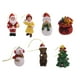thumbnail image 1 of 7x Navidad Miniatura Adorno Escritorio Chimenea Santa Claus Muñeco De Nieve Figuras, 1 of 2