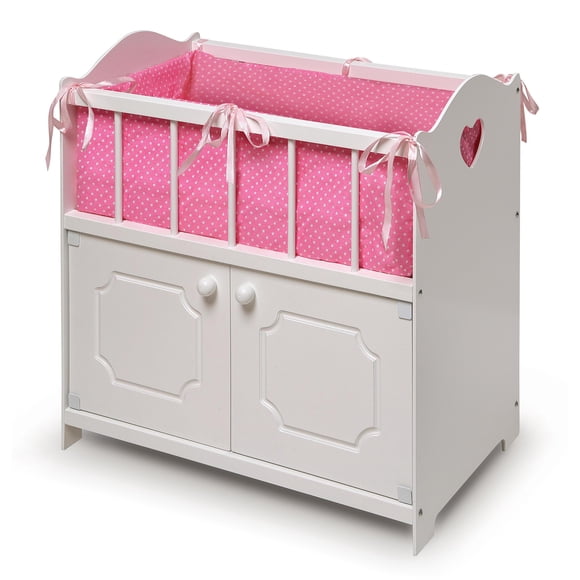 Cesta tipo tejón Toy Doll con almacenamiento para muñecas de 22 pulgadas