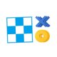 thumbnail image 1 of Juego De Ajedrez Tic TAC Toe Naught And Crosses Para Fiesta Favor Ni?os Al Aire Libre Interior Azul Y Blanco, 1 of 5