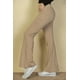 thumbnail image 4 of Pantalones Acampanados de Cintura Alta con Bolsillo Delantero Color Topo S, 4 of 5