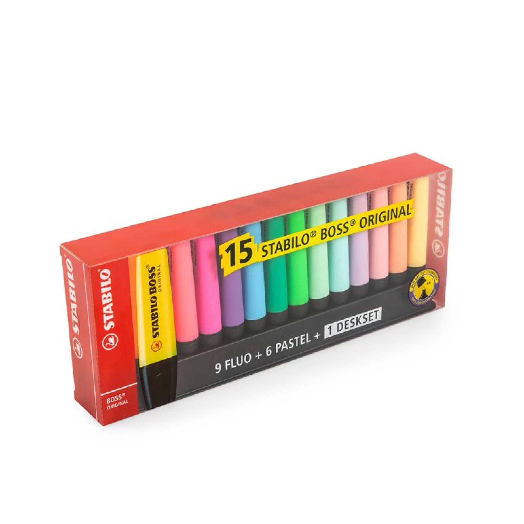 Set 15 Destacadores Boss Neon Y Pastel
