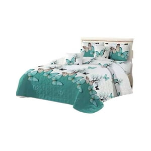 Genérico - Cubrecama Verano Plaza Y Media + Funda Almohada D12