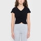 thumbnail image 3 of Polera Niña Teen MC Rib Full Negro Corona, 3 of 5