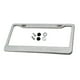 thumbnail image 1 of Chrome Diamonds/Crystals Bling Metal Car License Plate Frame Blanco, 1 of 5